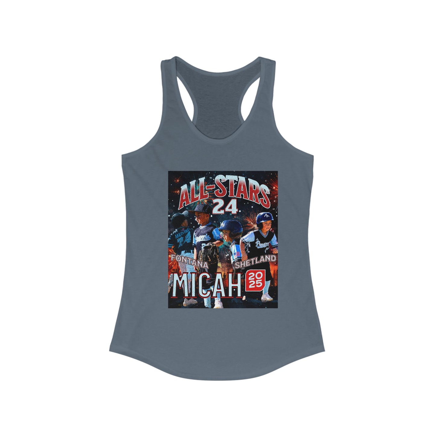 Tank Top - Custom All Star or Player Photo Racerback Tank for Women