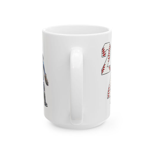 Personalized Player Picture and Number Ceramic Mug