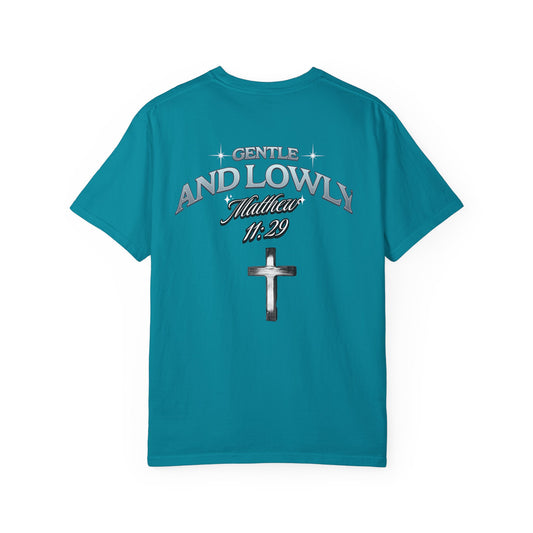 Scripture Verse Unisex T-shirt - Matthew 11:29 Gentle and Low
