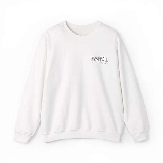 Baseball Mom Crewneck Sweatshirt - Cozy Unisex Blend